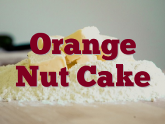 Orange Nut Cake