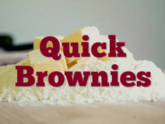 Quick Brownies