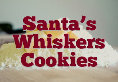 Santa’s Whiskers Cookies
