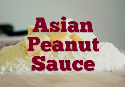 Asian Peanut Sauce