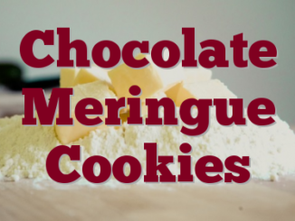 Chocolate Meringue Cookies