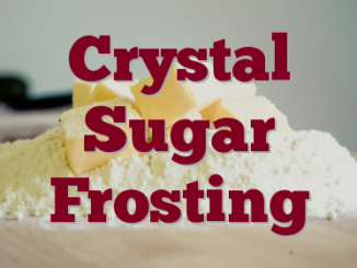 Crystal Sugar Frosting