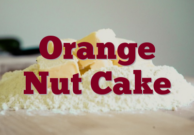 Orange Nut Cake