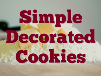 Simple Decorated Cookies