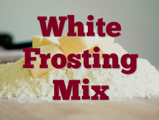 White Frosting Mix